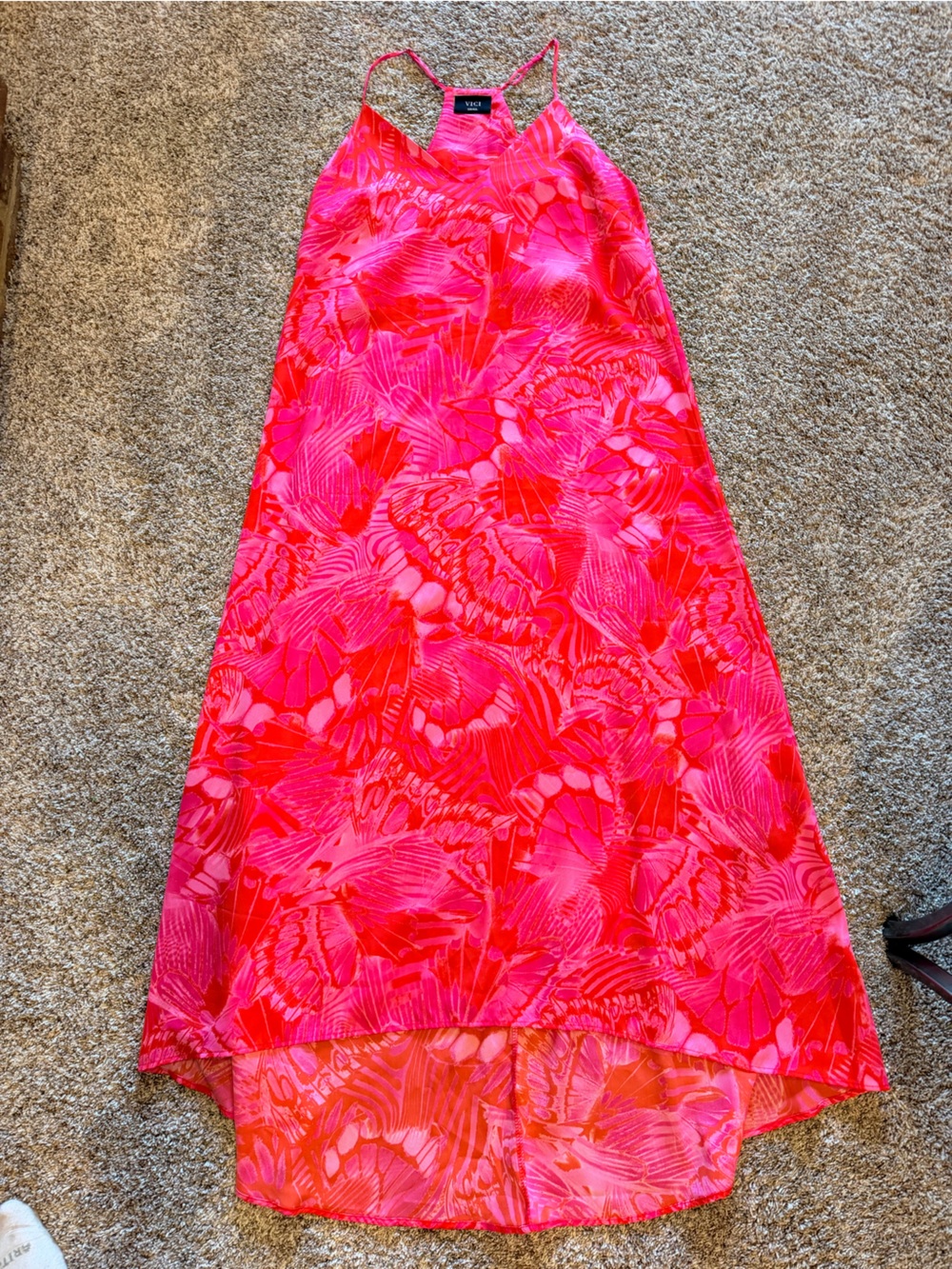 Vici Bright Pink Maxi Dress